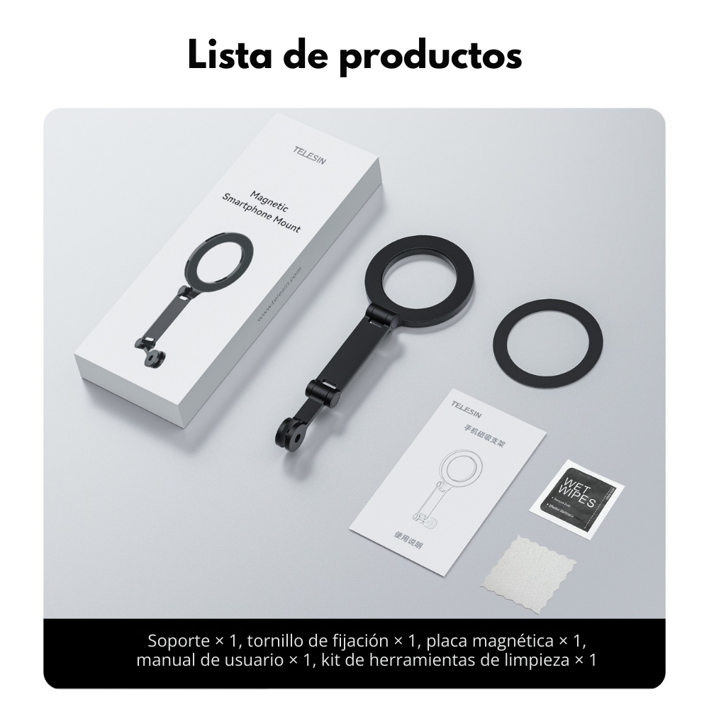 Brazo Magsafe Aluminio Celular para Accesorios de Cámara