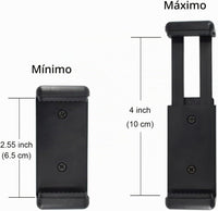 Soporte Clip Celular para Selfie Stick Trípode Montura Gopro