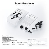 Soporte Manubrio 360° Moto Bici para Cámara Gopro DJI otras