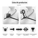 Soporte Cuello Magnético 2x1 para Smartphone y Camaras GoPro