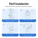 Soporte Clip 180° de Parabrisas Moto para Cámaras Deportivas