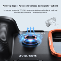 Carcasa Sumergible Celular con Control Remoto IP68 - Telesin