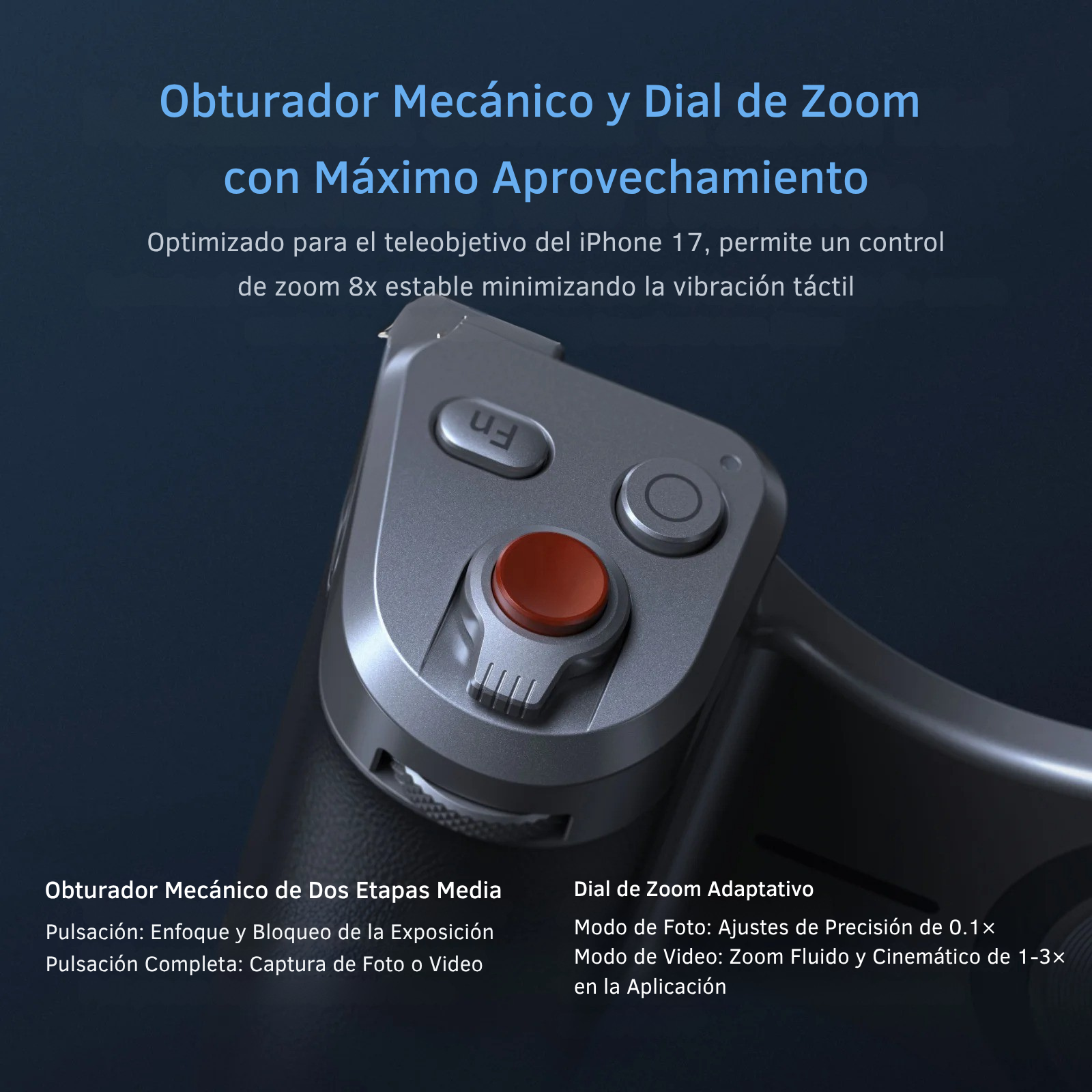 Master Grip Magsafe para iPhone 17 Pro y 17 PRO MAX con Carga Inalámbrica