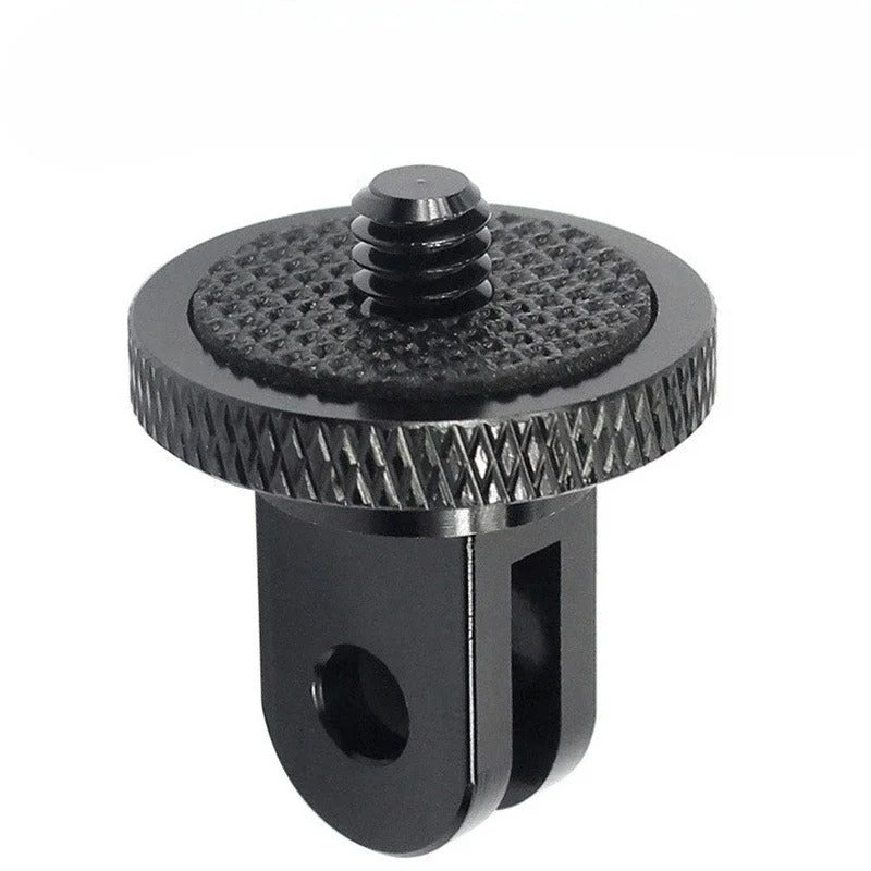 Adaptador Aluminio Trípode Rosca 1/4 para Cámaras