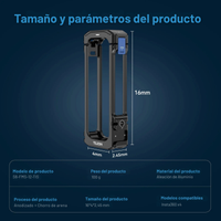 Jaula Aluminio Para Insta360 X4 Protector Cámara Soporte