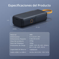 Power Bank Cargador DJI Osmo 360 6 5 4 3 10000mAh Telesin