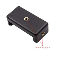 Soporte Clip Celular para Selfie Stick Trípode Montura Gopro