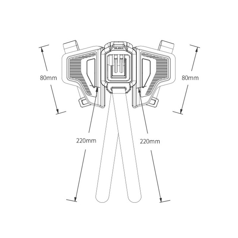 Soporte Montaje para Casco de Moto para Gopro u otras