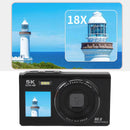 Cámara Digital Doble Pantalla 80MP 5K con Zoom 18x y WiFi