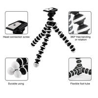 Trípode Flexible Tipo Pulpo Universal para Cámaras de Acción