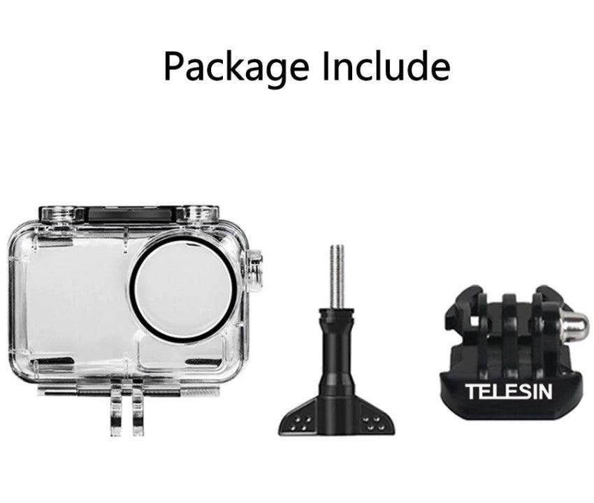 Carcasa Sumergible Compatible Para Dji Osmo Action 3/4/5 Pro - Telesin