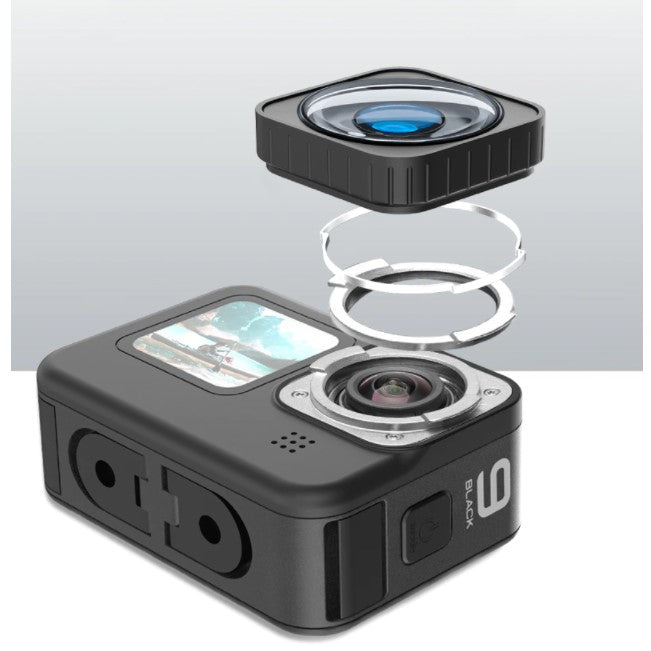 Max Lens Mod para Gopro Hero 12/11/10/9 Telesin
