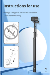Bastón Selfie 2.7M de fibra de carbono