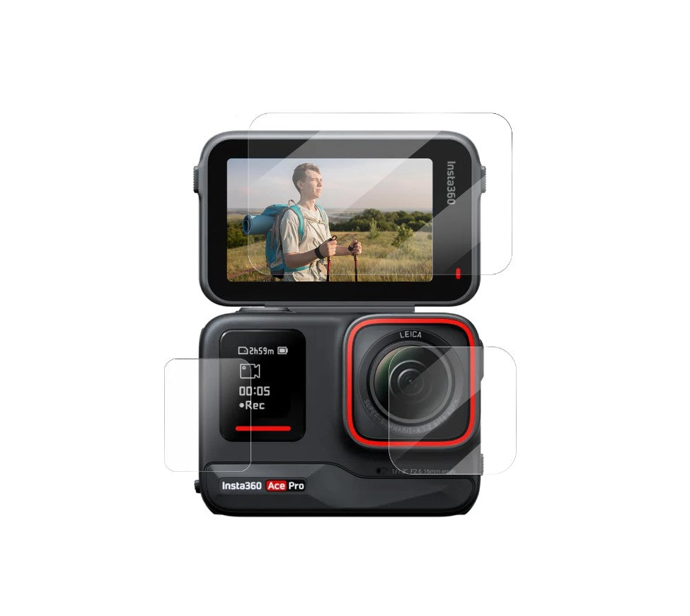 Lamina de Vidrio Templado para Insta 360 Ace - Telesin