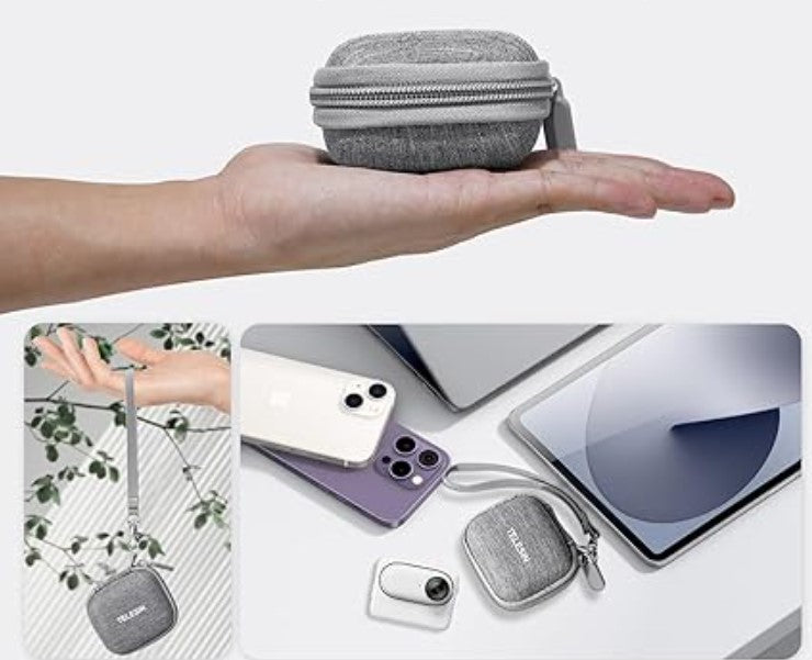 Estuche Portable para Insta360 GO3/2 DJI Osmo GoPro -Telesin