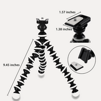 Trípode Flexible Tipo Pulpo Universal para Cámaras de Acción