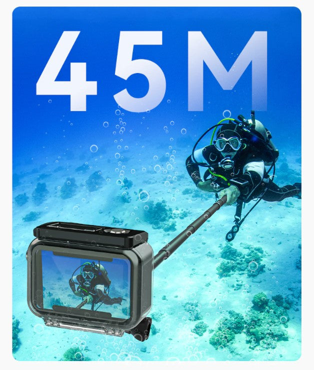 Carcasa Sumergible Compatible Para Dji Osmo Action 3/4/5 Pro - Telesin
