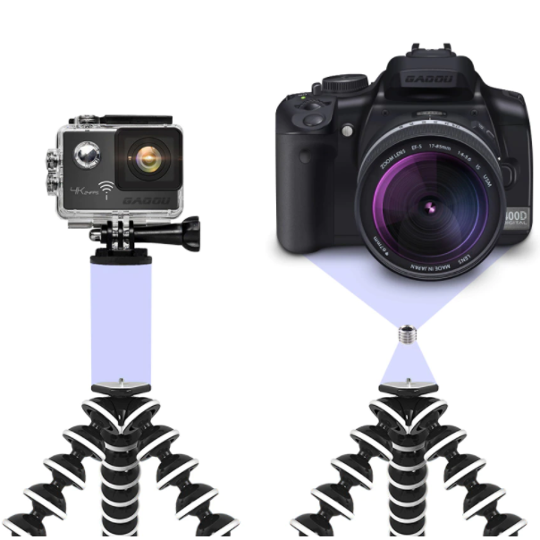 Trípode Flexible Tipo Pulpo Universal para Cámaras de Acción