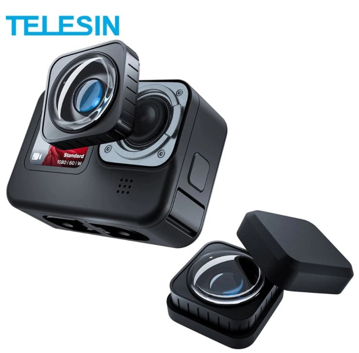Max Lens Mod para Gopro Hero 12/11/10/9 Telesin