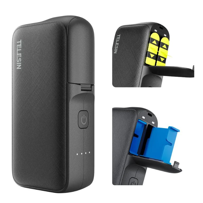 Power Bank Portable para baterias GoPro 12/11/10/9/8/7/6/5