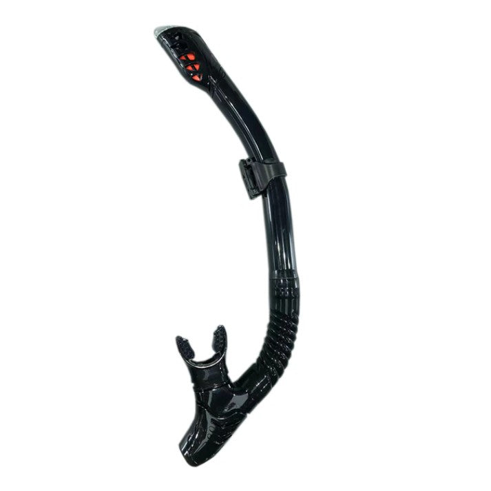 Tubo de Snorkel Negro para Buceo Flexible