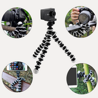 Trípode Flexible Tipo Pulpo Universal para Cámaras de Acción