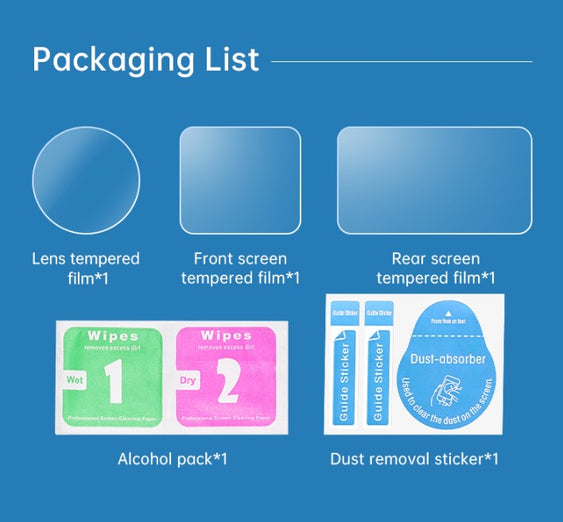 Laminas para DJI Osmo Action 3-4-5 Pro Telesin