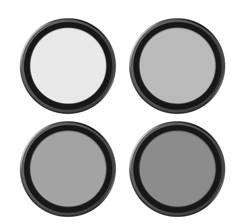 4 Filtros para DJI Osmo Action 3/4/5 - CPL+ND8/16/32 Telesin