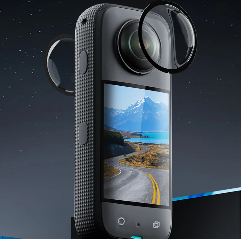 Cubiertas Protector Lentes para Cámara Insta360 X3 - Telesin