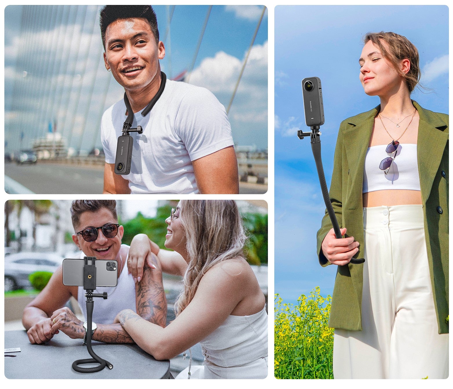 Flexible para Smartphone y Cámaras Gopro u Otras - Telesin