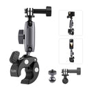 Soporte Garra Aluminio Moto / Bici para Cámara Gopro + Soporte Smartphone