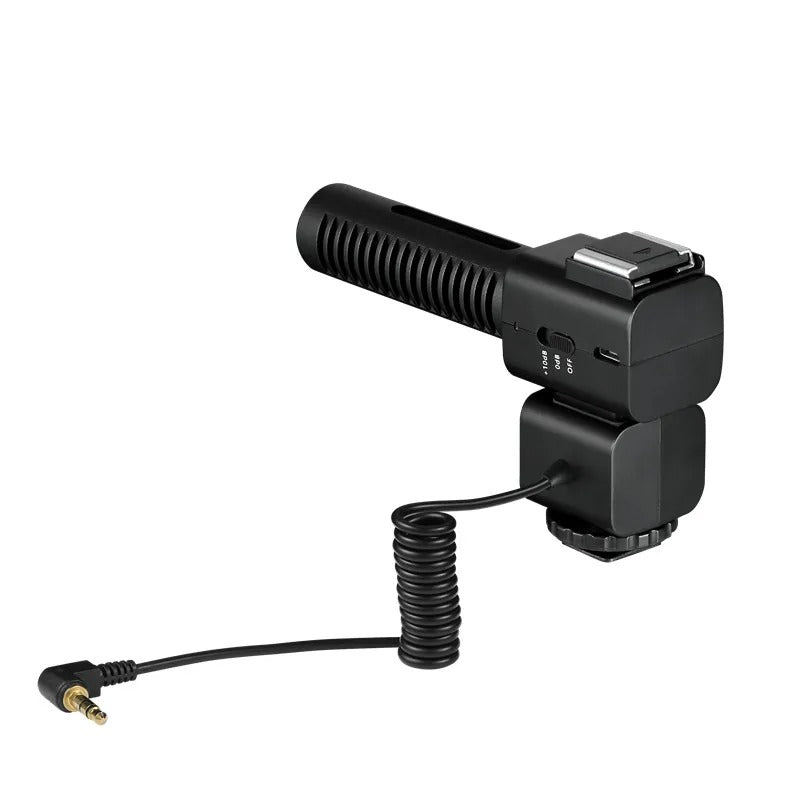 Micrófono Externo Cámara 3.5mm Vlog Video Streaming
