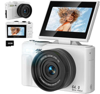 Cámara Fotografíca Digital 4K 30fps 64MP Pantalla Giratoria