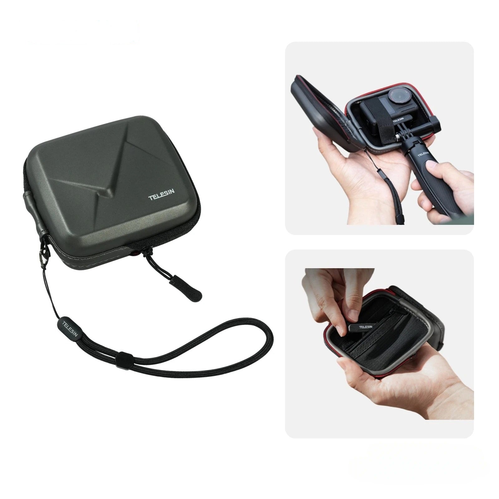 Estuche Portátil para Cámara GoPro, DJI Osmo, Insta360 y Más