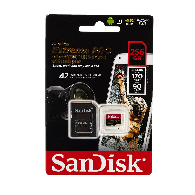Memoria Sandisk MicroSD 256 GB Extreme Pro